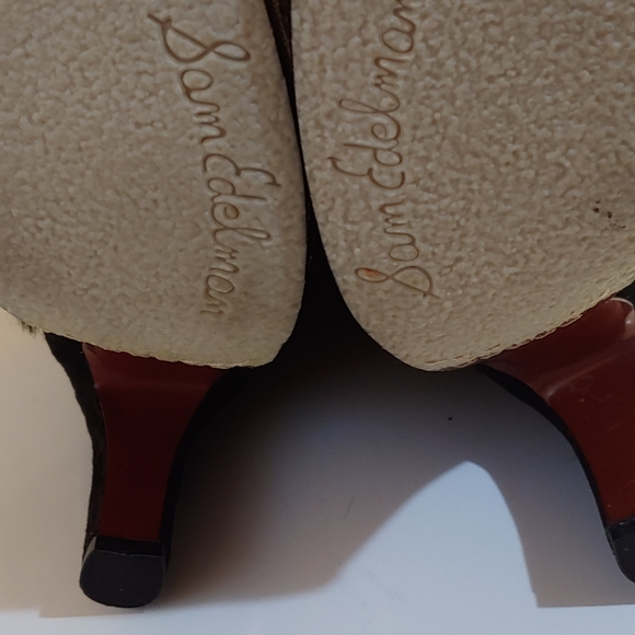 DesignSam edelman Womens mink fur boots size 8 m - Picture 7 of 7